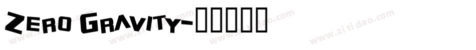 Zero Gravity字体转换